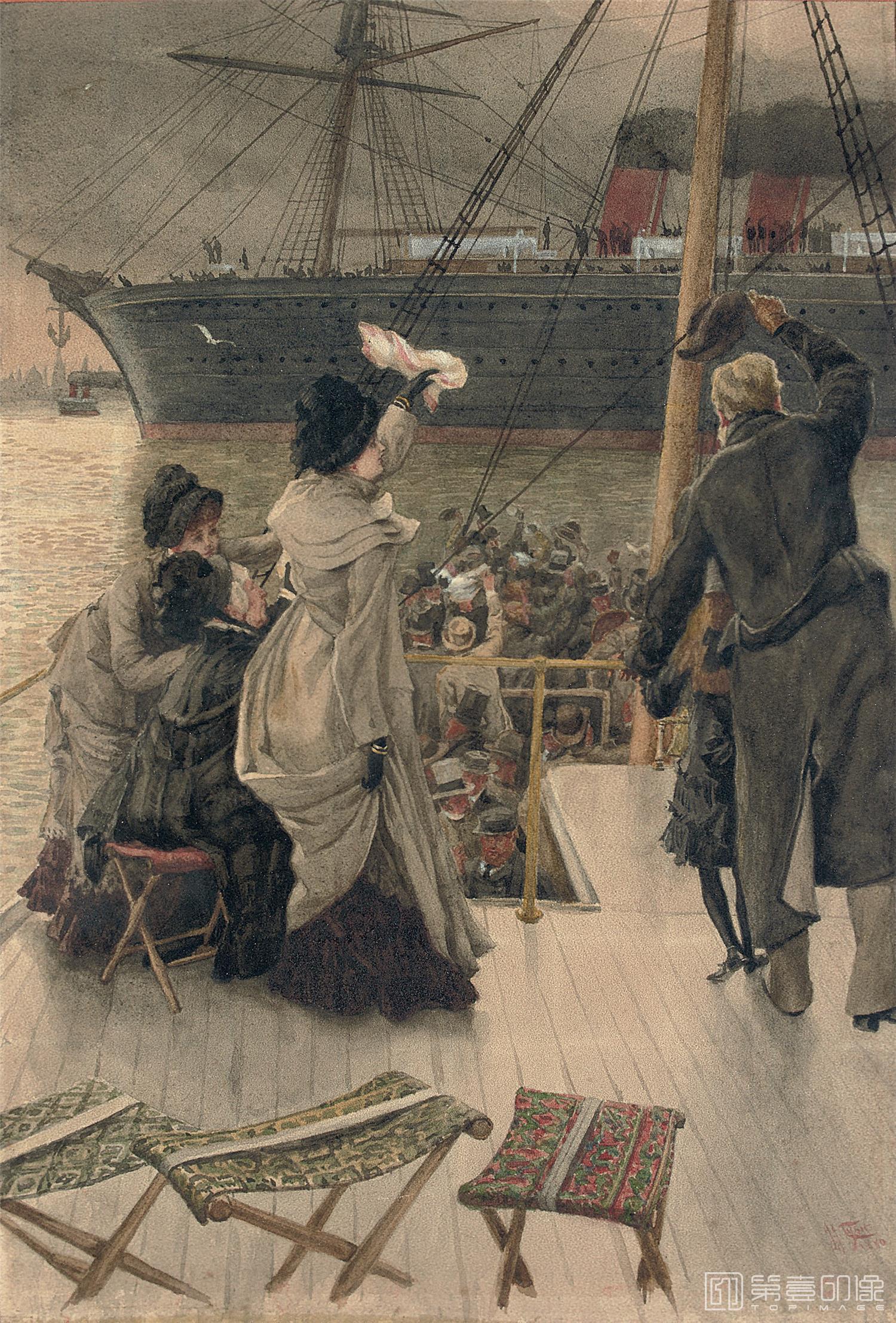 油画-詹姆斯.提索 James Tissot作品集-53